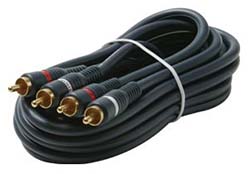 STEREN 254-210BL  High Definition Home Theater 3 Feet Dual RCA Audio Cable 