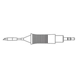 Weller RT7MS Knife Solder Tip Cartridge, RTMS Series for the WMRPMS Only, Exceeds Mil-Spec, .110" 
