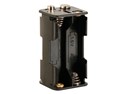 Velleman BH343B BATTERY HOLDER FOR 4 x AA-CELL (WITH SNAP TERMINALS)