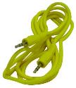 ERCA153 3 FOOT AUDIO VIDEO CABLE 3.5 STEREO MINI PLUG TO 3.5 STEREO MINI PLUG NEW YELLOW COLOR