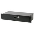 MCM PRO AUDIO 555-15445 Rack Drawer with Lock-Shallow 19" Rack App/8.3" deep