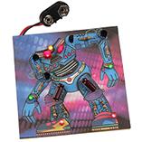 CHANEY'S C6756 - Flashing Alien DIY Soldering Robot Kit