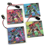 CHANEYS C8107 C8107 (Classroom Pack of 25) Flashing Alien Robot Kits